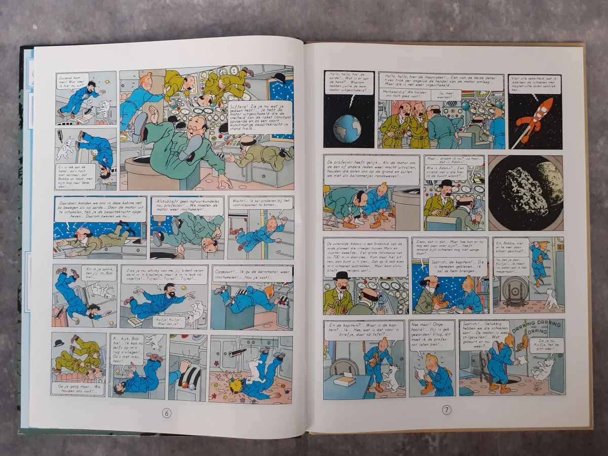 Strips: Mannen op de maan verzamelpakket (met 5 strips en 6 dozen) - foto 15