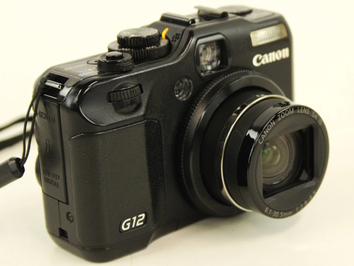 Canon G12 digitale compactcamera met tas en lader