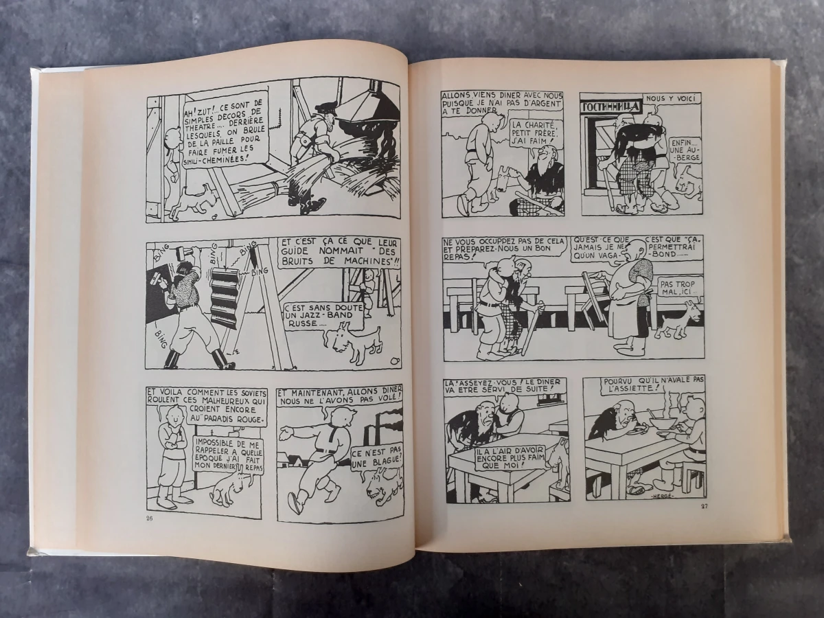 Strips: Kuifje album "Kuifje in het land van de Sovjets" in 3 verschillende versies - foto 15