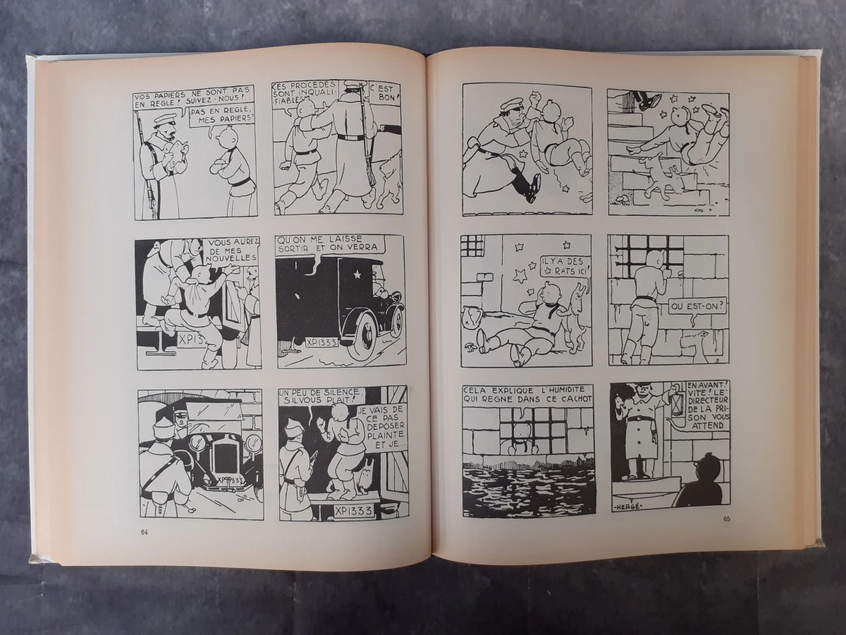 Strips: Kuifje album "Kuifje in het land van de Sovjets" in 3 verschillende versies - foto 16