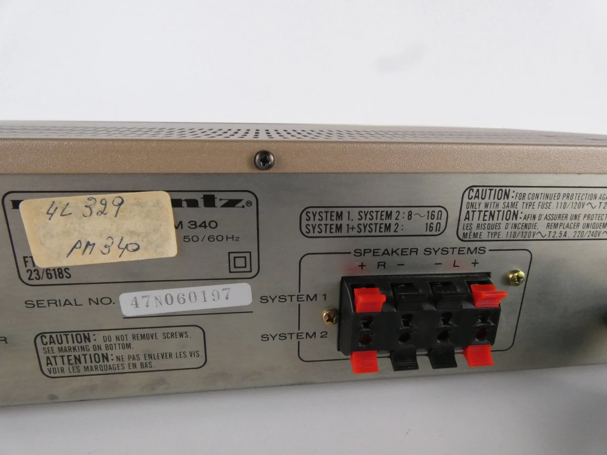 Marantz PM340 Stereo Amplifier