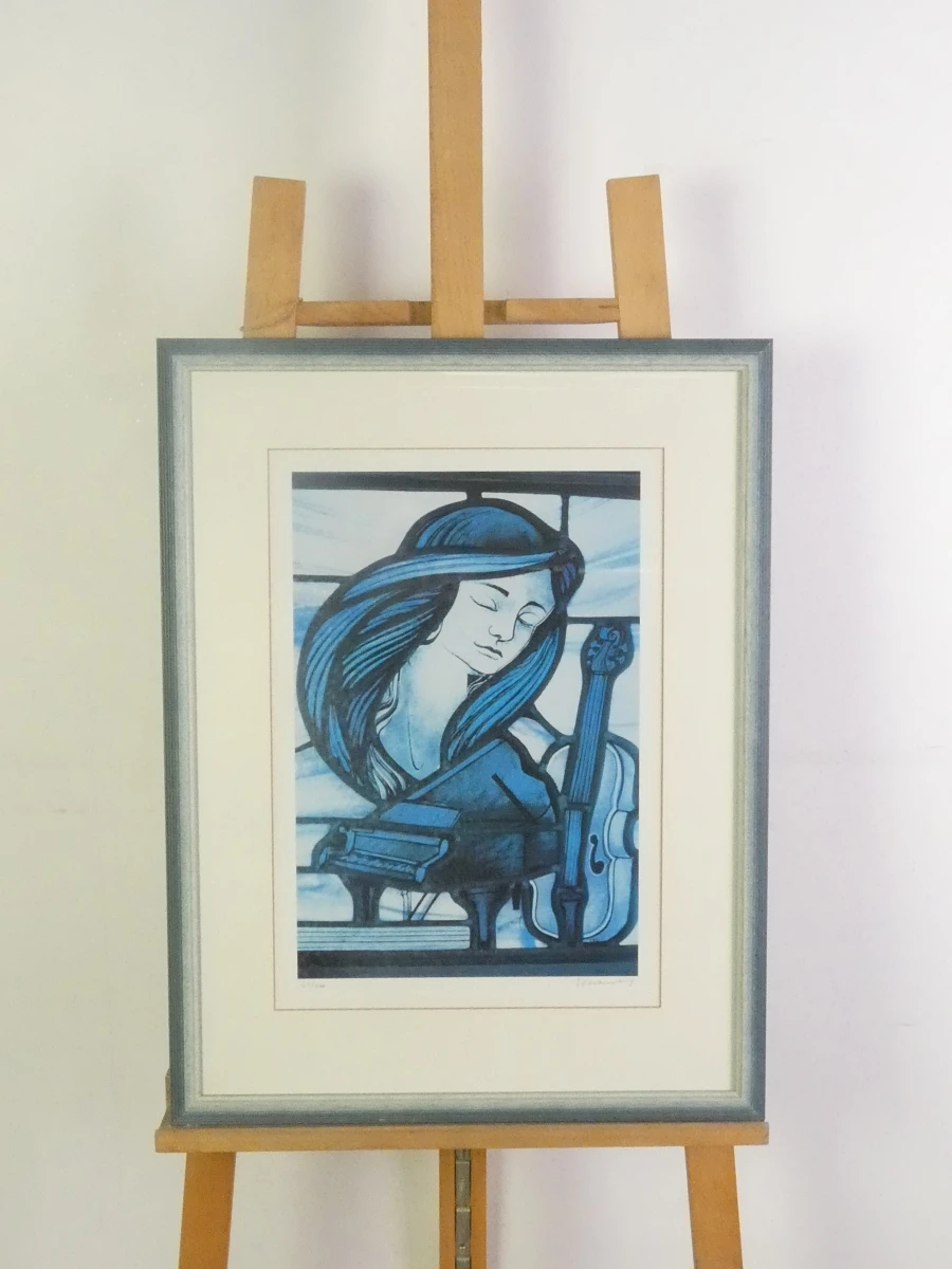 Sfeervolle kleurenlithografie – Maurits Nevens