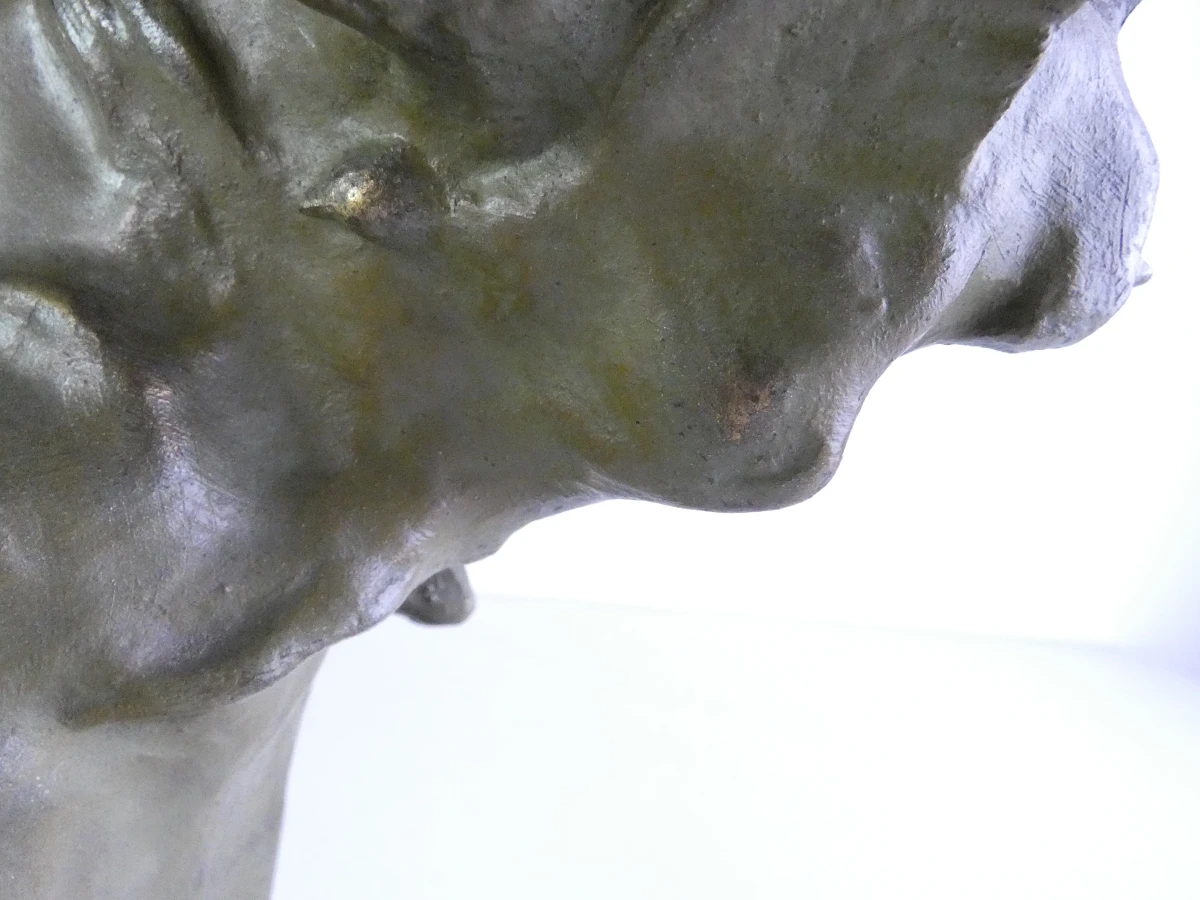 Bronzen Art Nouveau Vrouwenbeeld – Gesigneerd (P. Rigual)
