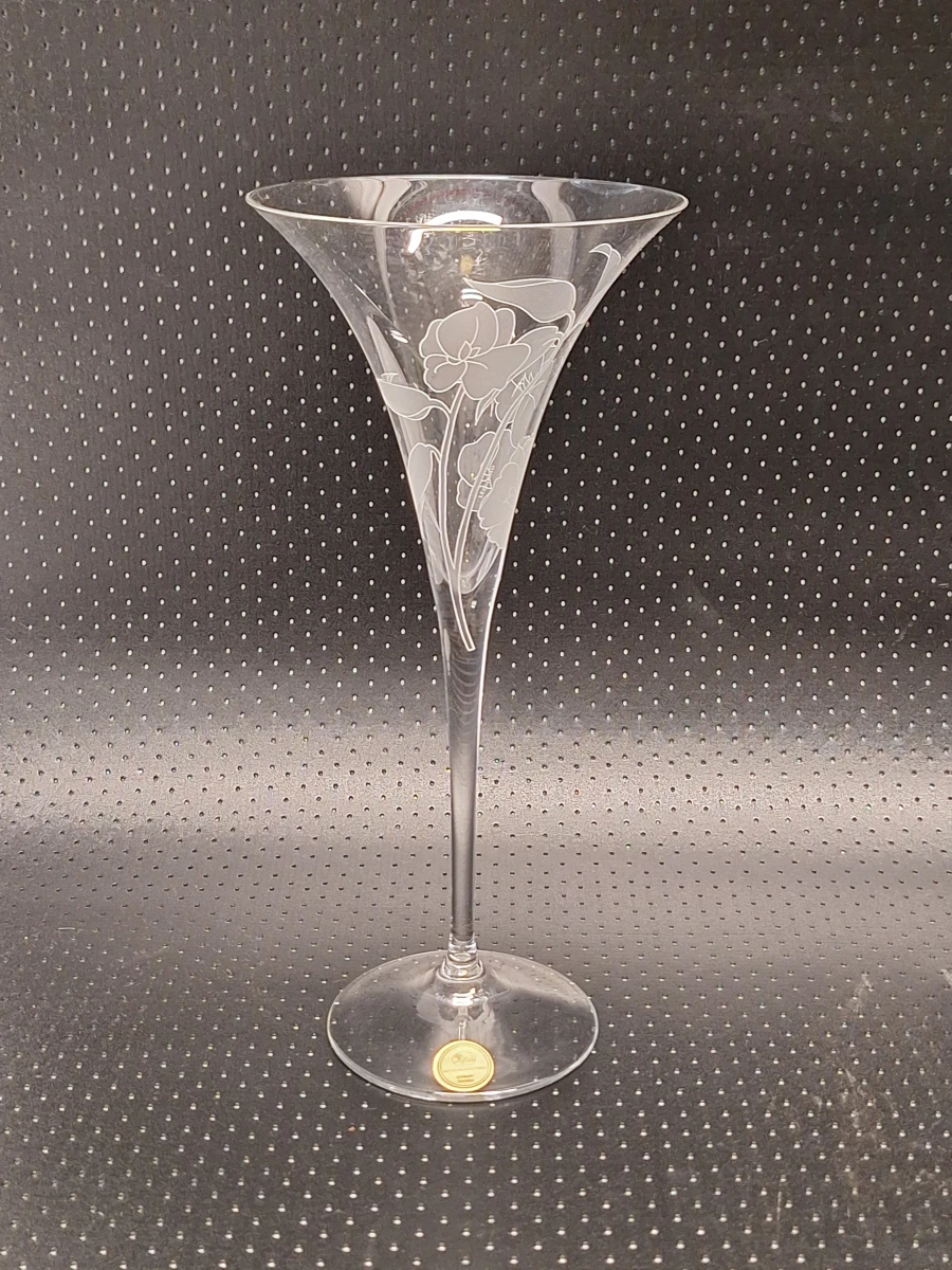 Stijlvolle Champagne-/Cocktailset – Verzilverd Cristofle Gallia dienblad, Bohemia kristallen ijsemmer en 6 elegante champagneglazen
