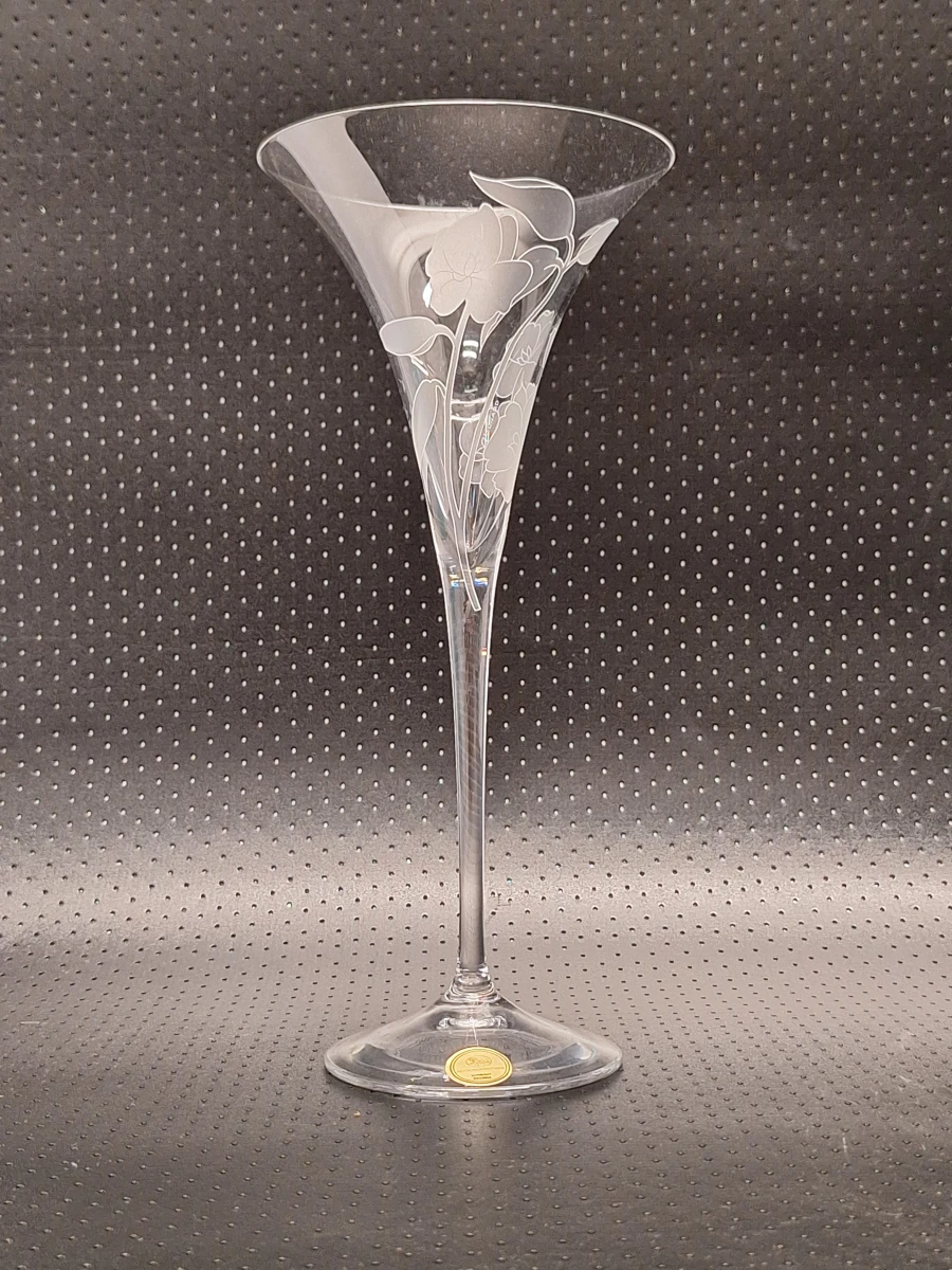 Stijlvolle Champagne-/Cocktailset – Verzilverd Cristofle Gallia dienblad, Bohemia kristallen ijsemmer en 6 elegante champagneglazen