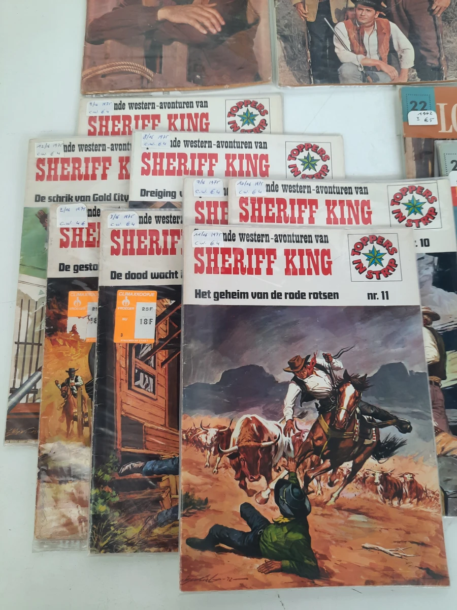 Lot van Vintage Stripboeken & Klassiekers – Jaren '50/'60/'70 – NL/VL