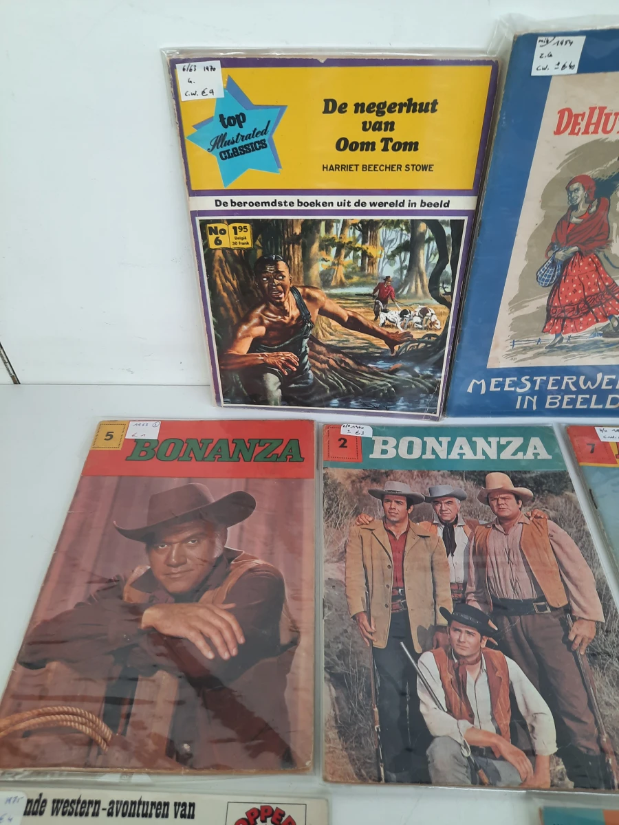 Lot van Vintage Stripboeken & Klassiekers – Jaren '50/'60/'70 – NL/VL