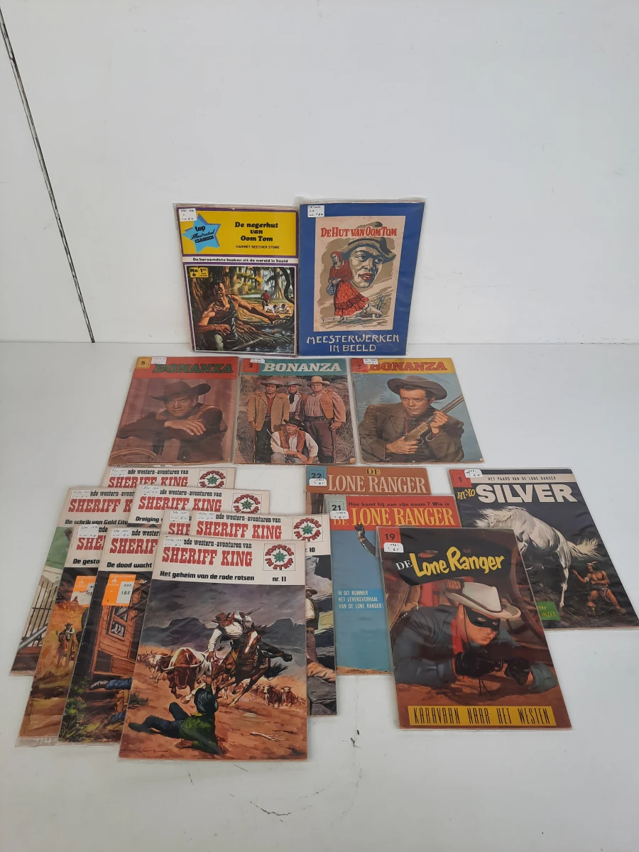 Lot van Vintage Stripboeken & Klassiekers – Jaren '50/'60/'70 – NL/VL