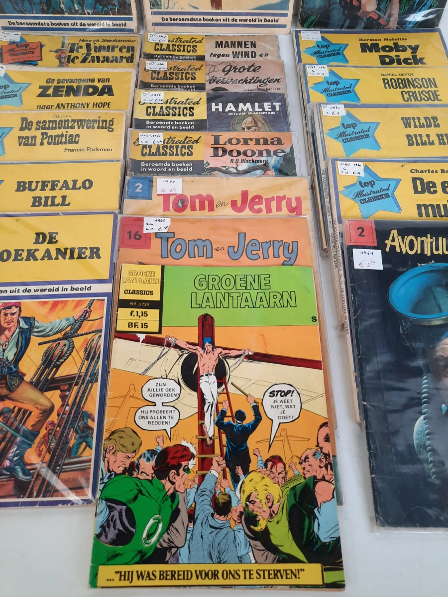 Grote verzameling vintage stripboeken (Klassiekers, Avontuur & Tom en Jerry)