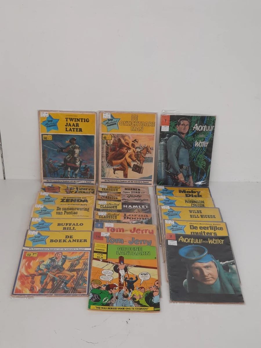 Grote verzameling vintage stripboeken (Klassiekers, Avontuur & Tom en Jerry)