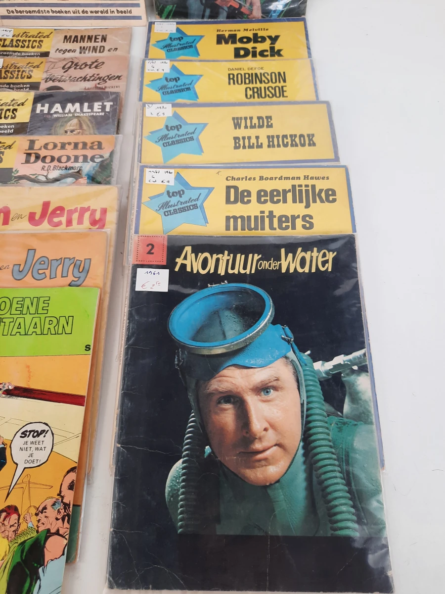 Grote verzameling vintage stripboeken (Klassiekers, Avontuur & Tom en Jerry)