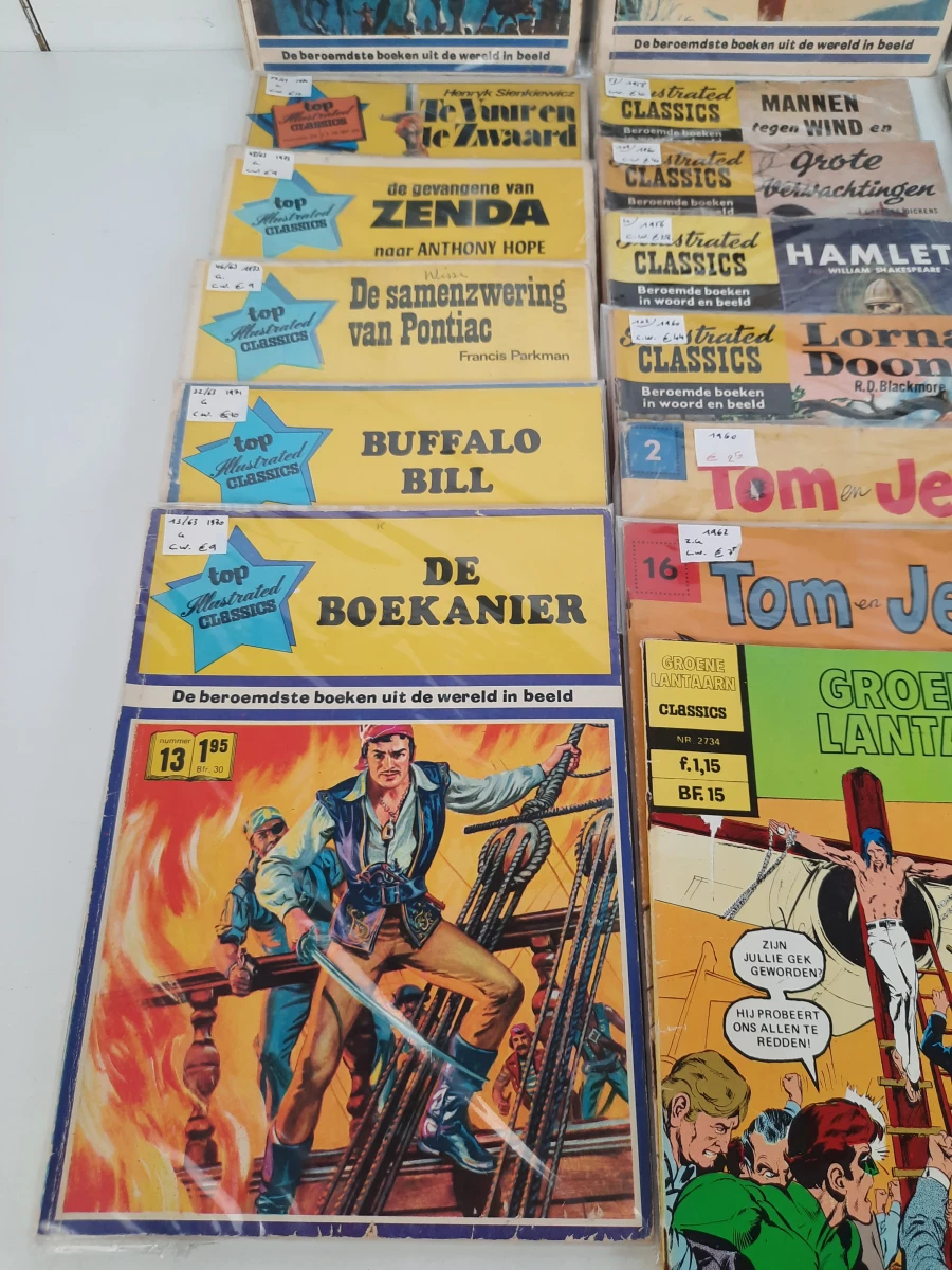 Grote verzameling vintage stripboeken (Klassiekers, Avontuur & Tom en Jerry)