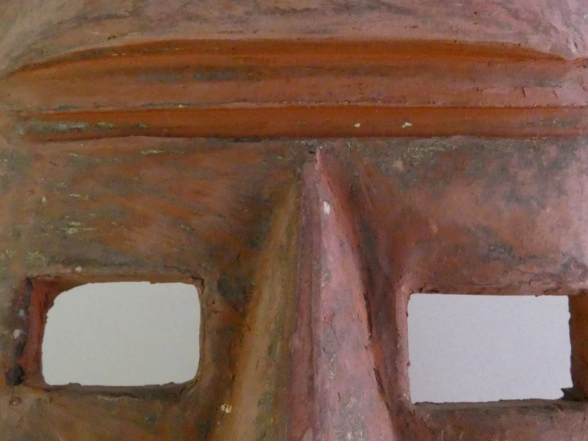 Handgemaakte Afrikaanse terracotta wandmaskers