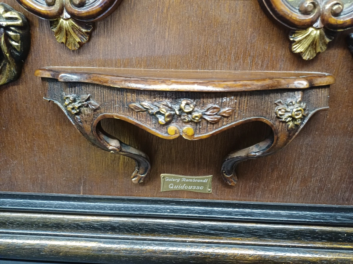 Antiek houten wandpaneel